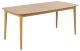 Scandi Rubberwood Dining Table with Tapered Legs