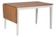 Scandinavian Rubberwood Dining Table with White Frame