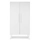 “Ironwood White” 2-Door Wardrobe