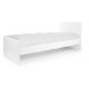 “Quadro White” Teenager Bed (90x200 cm) + Rails