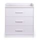 “Simple White” Chest of Drawers with Changing Unit