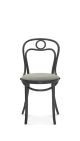 Black Dining Chair With Seating Pad