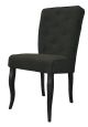 Modern Buttoned Chair in Black