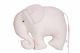 Baby Pink Quilted Decorative Elephant