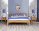 Kirke Scandinavian Solid Oak Bed With Electric Bed Base