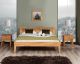 Mitra Classic Solid Oak Bed With Contemporary Design Touch - Electric Bed Base Option