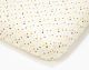 Fitted Sheet | Baby Cot Bed Sheet | 100% Organic Cotton | White & Stars