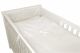 Beige Houndstooth Protector for Cot Bed