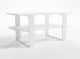 Blader White Dining Table in Scandi Style