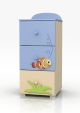 Blue Lagoon - Children's Narrow Chest Of Drawers (3 drawers)