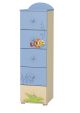 Blue Lagoon - Children's Narrow Chest Of Drawers (5 drawers)