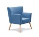 Boss Comfy Armchair With Wooden Legs