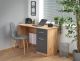 budget Desk Oak & Grey