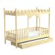 Castle Bed - Solid Wood - Natural Finish