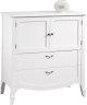 Melody stylish chest of drawers in white