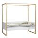 Modern Bed With Oak Canopy