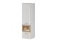 Cube Wall Display Cabinet in High Gloss White | Left