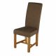 Kensington Dining Chair High Back Upholstered Chair Nut Bronw