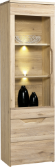 Selene Stylish 2-Door Display Cabinet