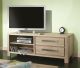 Oslo White Oak TV Stand (2 Drawers and 2 Shelves)