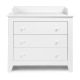 “Flemish White” 3-Drawer Chest with Changing Unit