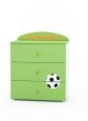 Football Fan  - Children's Wide Chest Of Drawers (3 drawers)
