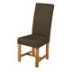 Kensington Dining Chair With Oak Legs - Anthracite