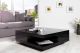 Glossy Black Coffe Table With 2 Drawers