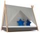 Wooden Teepee Toddler Bed For Boy