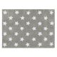 Grey - White Rug in Stars