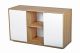Home Office Cabinet - High Gloss White