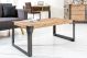 Large Acaccia Coffe Table With Metal Legs