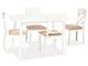 LUTON Dining Table in White