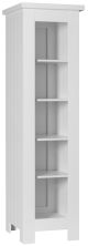 Marbella Single Bookcase White