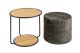 Studio side table with stool
