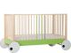 Modern Cot Bed With Rocking Wheels