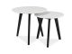 Milan Table Set in Black and White