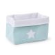 Canvas Toy Box in Mint