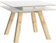 Small White & Oak Dining Table