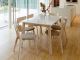 NARVIK Wooden Dining Table with High Gloss Top