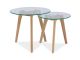 Oslo Set of Glass Tables