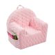 Pink Velvet Armchair for Kids and Toddlers