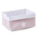 Canvas Small Toy Box in Pink