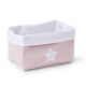 Canvas Toy Box in Pink