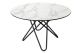 Round dining table in white