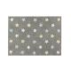 Rug with Tricolor Stars in Grey - Blue