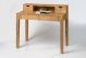Modern minimalist secretary desk. Wooden Desk - 100% Oak Wood - No Veneer