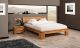 Vinci Contemporary Solid Oak Bed High - With Electric Bed Base Option