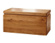 solid oak chest