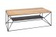 Architecture design solid oak coffee table